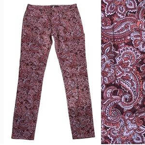 Prana paisley rhubarb cords